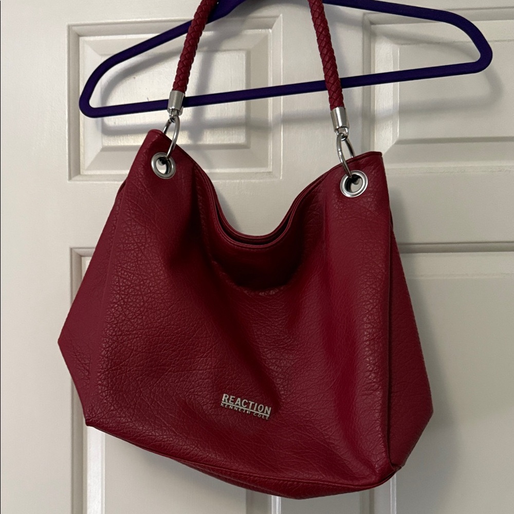 Kenneth Cole Reaction Deep Red Shoulder Bag